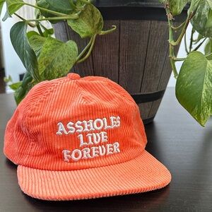 Assholes Live Forever Corduroy Snapback